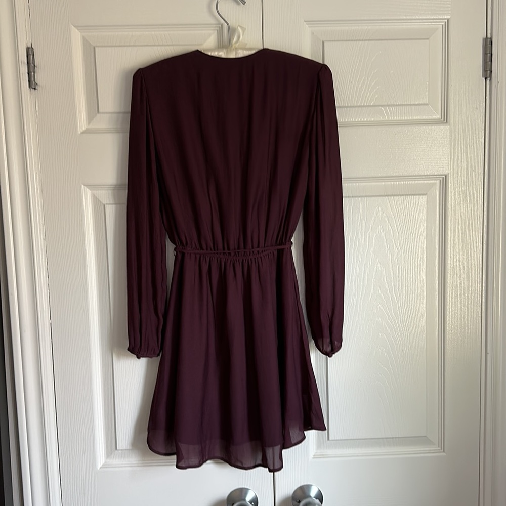 Burgundy Aritzia Balletcore Mini-dress, XXS - Picture 2 of 5